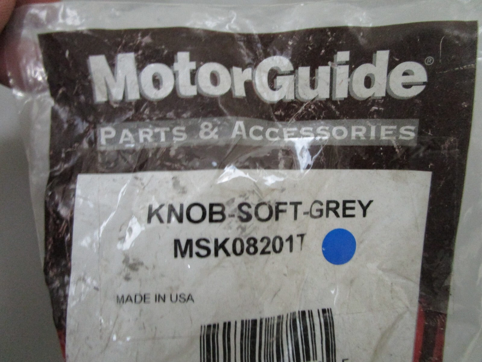 *NEW OEM* 0810 Mercury MotorGuide Grey Soft Knob MSK08201T