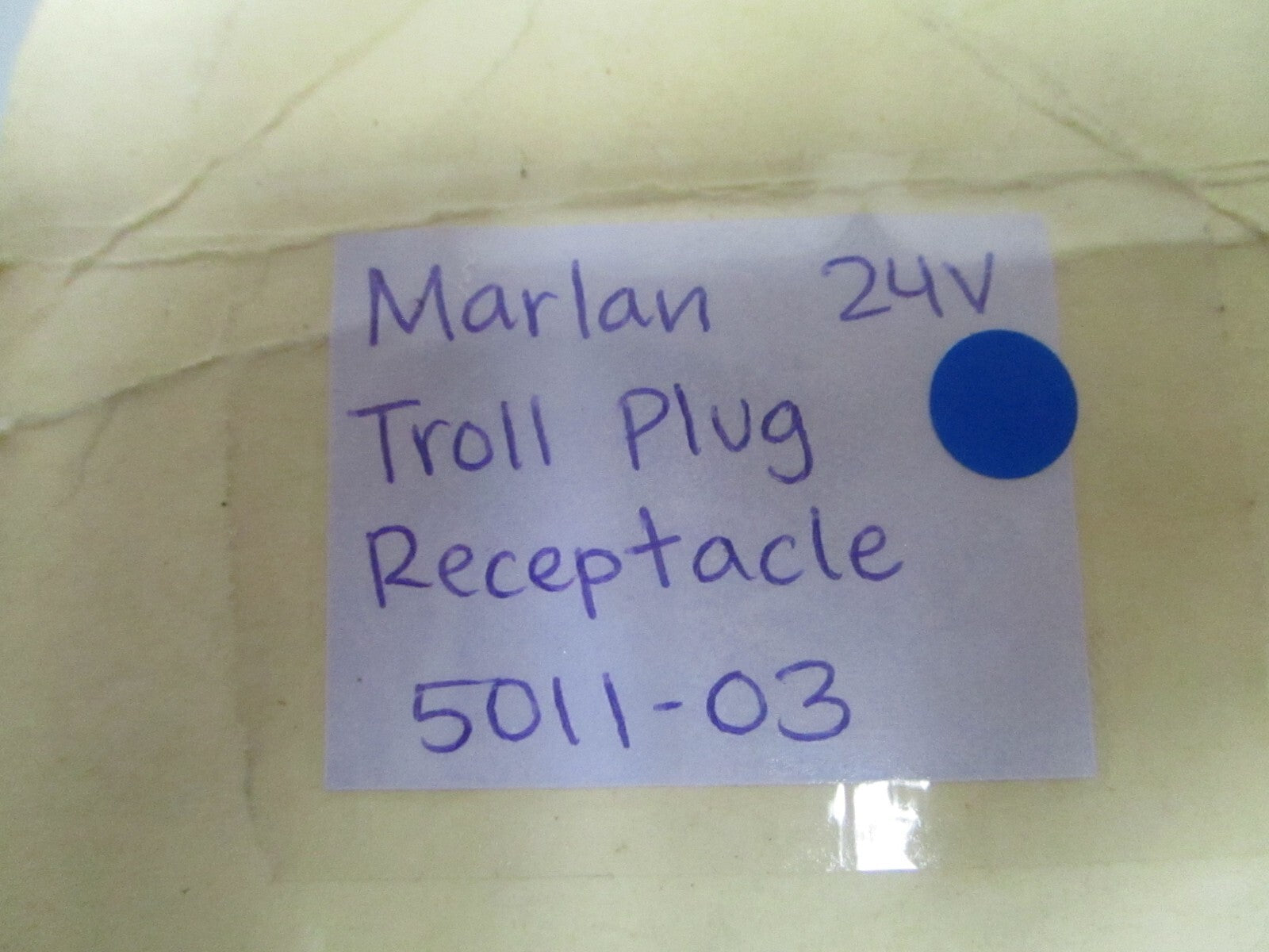 *NEW* 0810 Marlan 24V Troll Plug Receptacle 5011-03