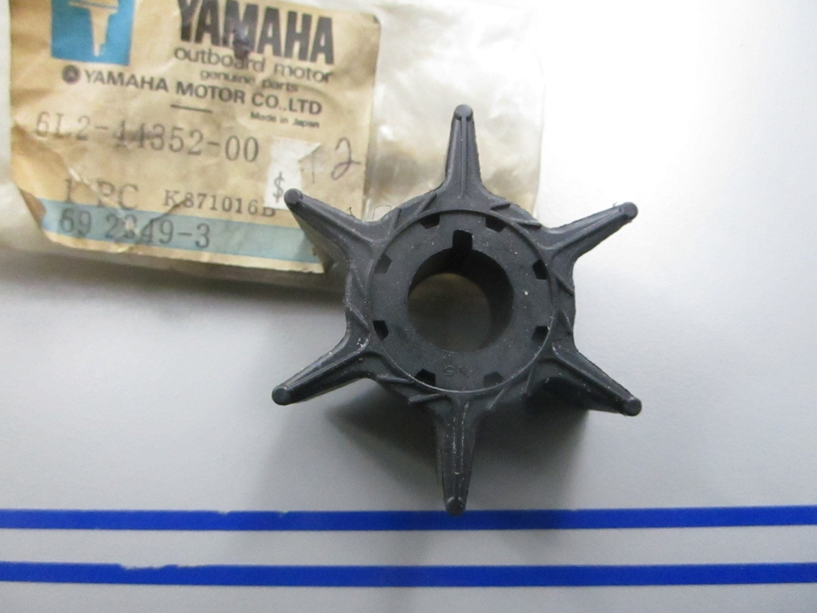 *NEW OEM* 0810 Yamaha Water Pump Impeller 6L2-44352-00-00