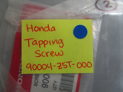 *NEW OEM* 0810 Honda Tapping Screw 90004-Z5T-000