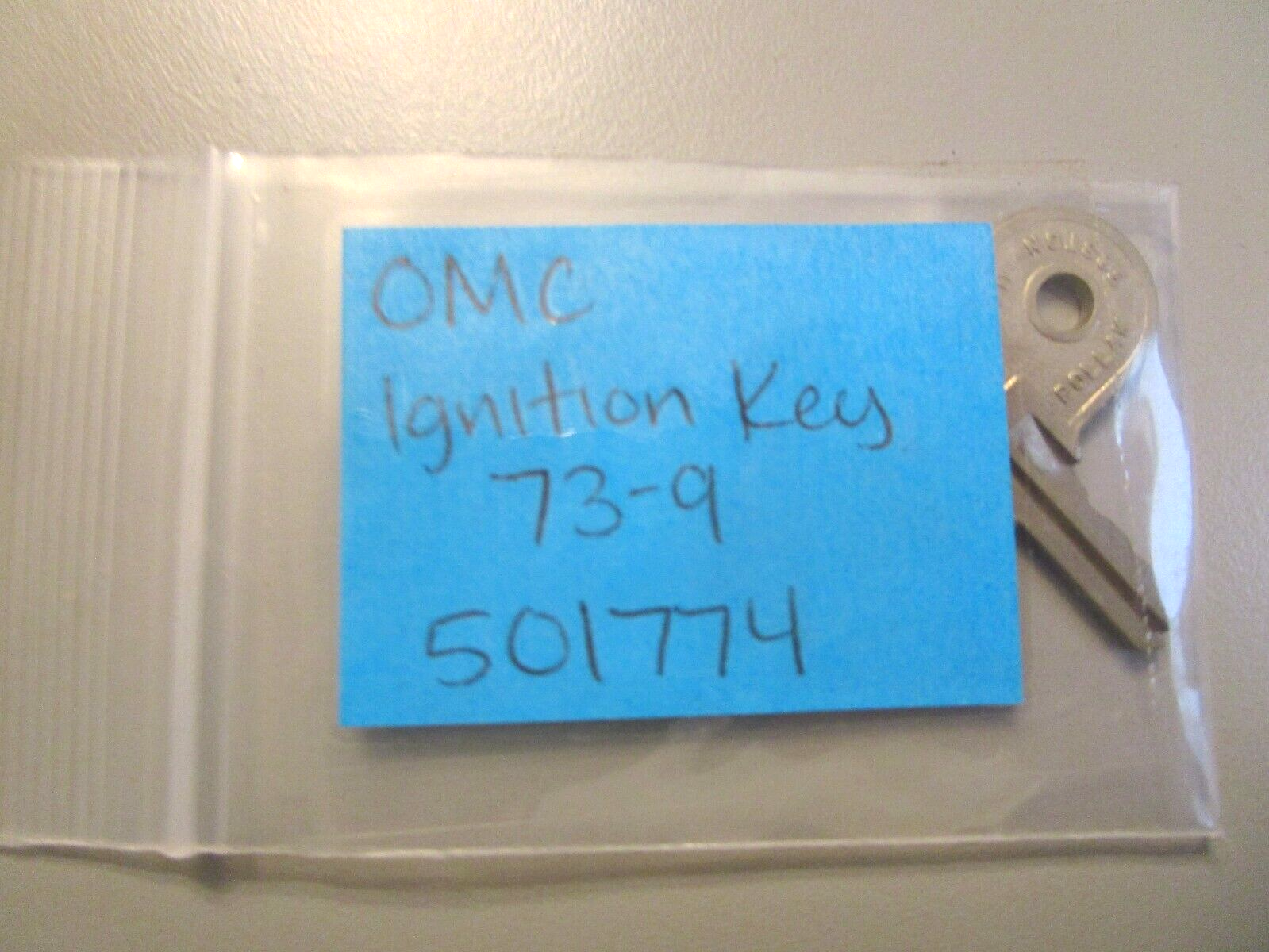 *NEW OEM* 0750 OMC Johnson Evinrude IGNITION KEY (73-9)  501774 0501774
