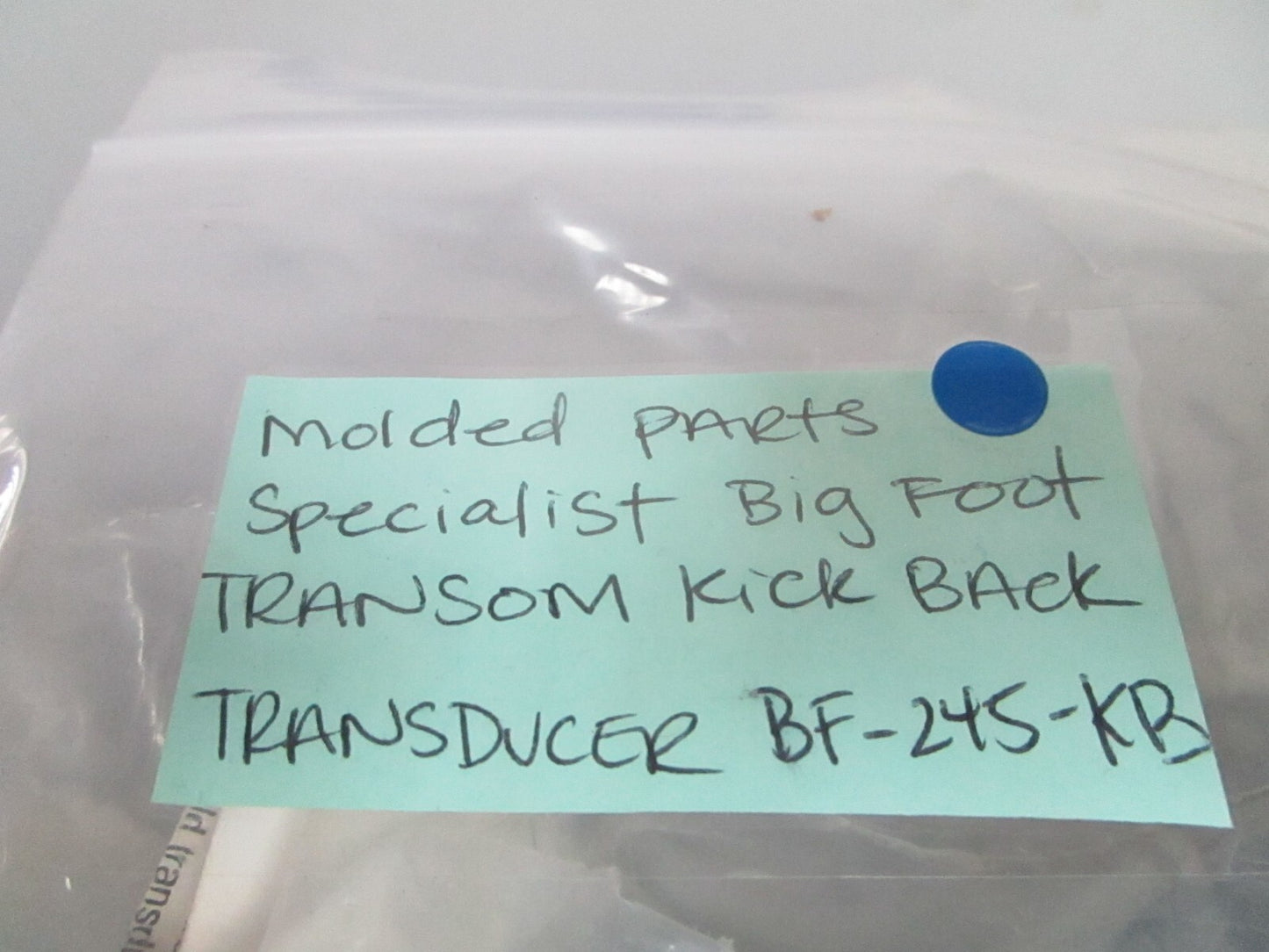 *NEW* 0810 Molded Parts Specialists Big Foot Transom Transducer BF-245-KB