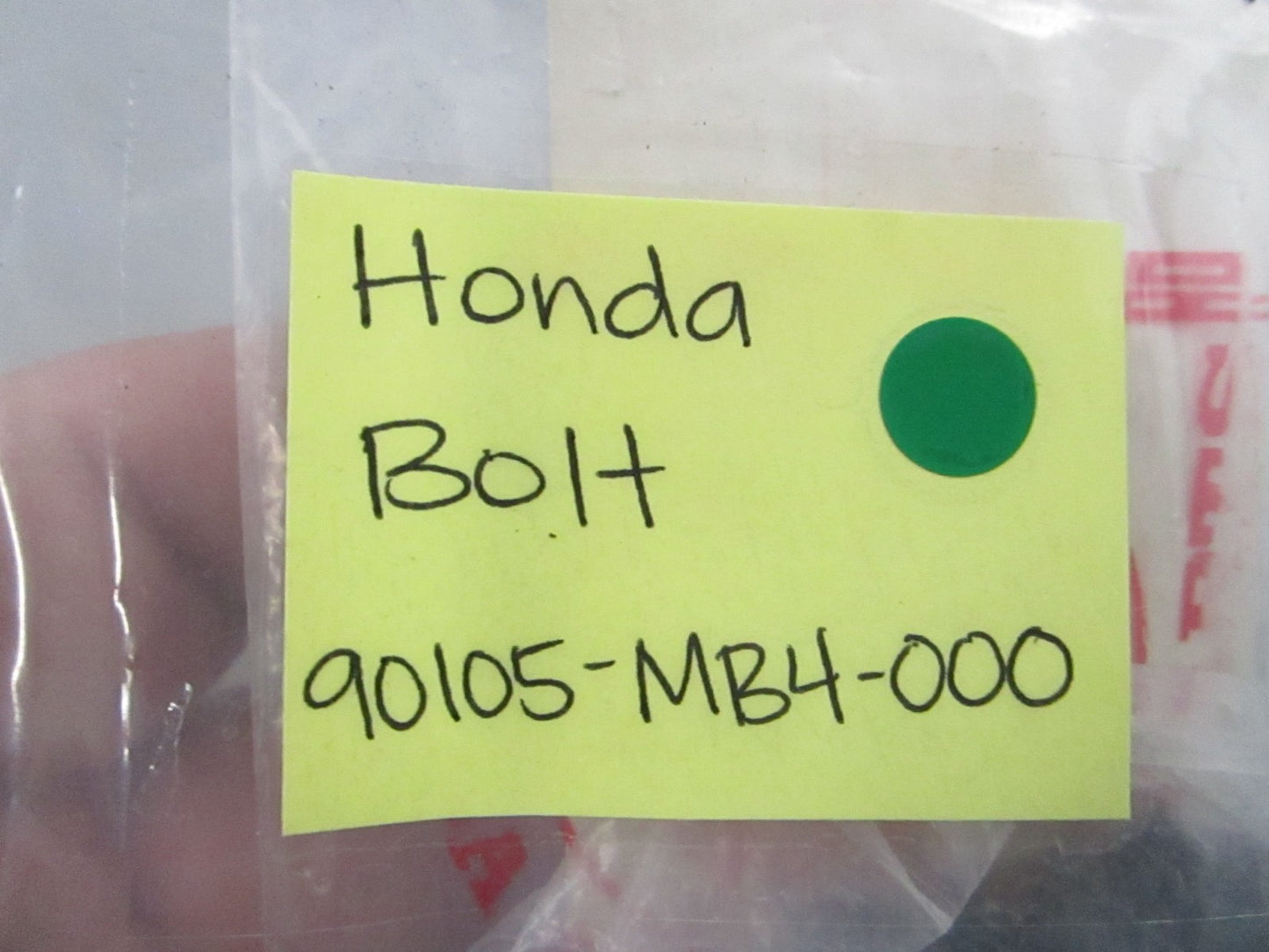 NEW OEM (LOT OF 10) 90105-MB4-000 Honda Bolt 0810