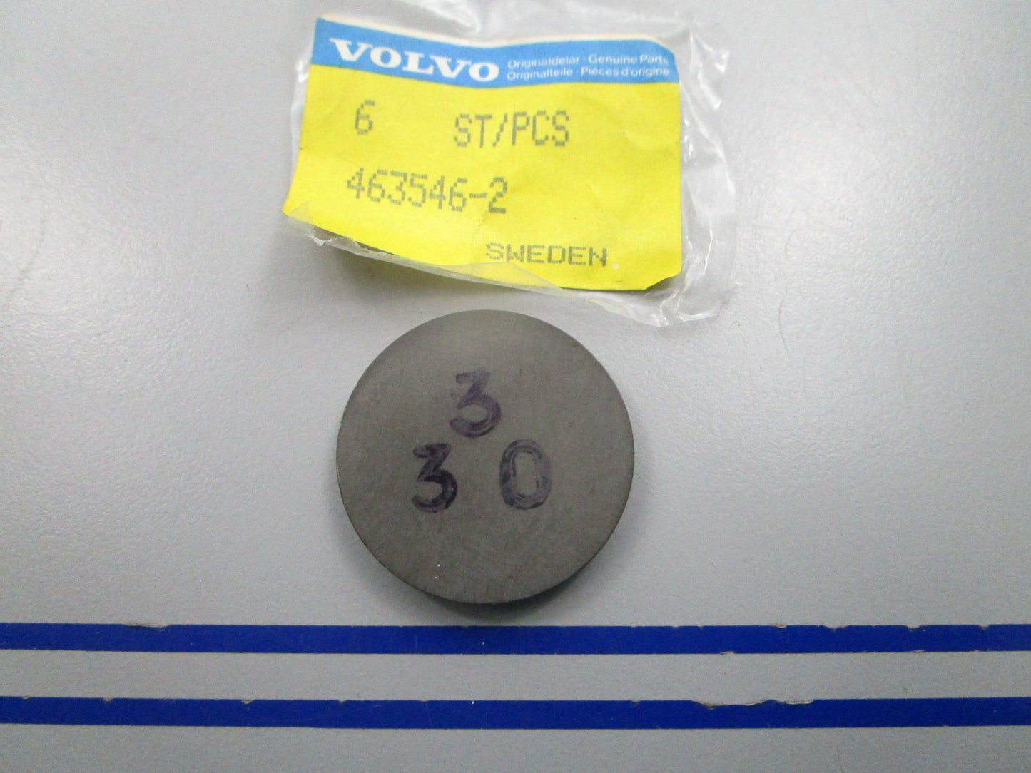 NEW OEM 463546 Volvo Penta 3.30mm Adjusting Washer 0810