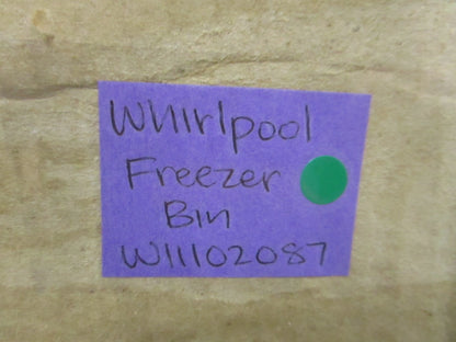 NEW OEM W11102087 Whirlpool Freezer Bin 0810