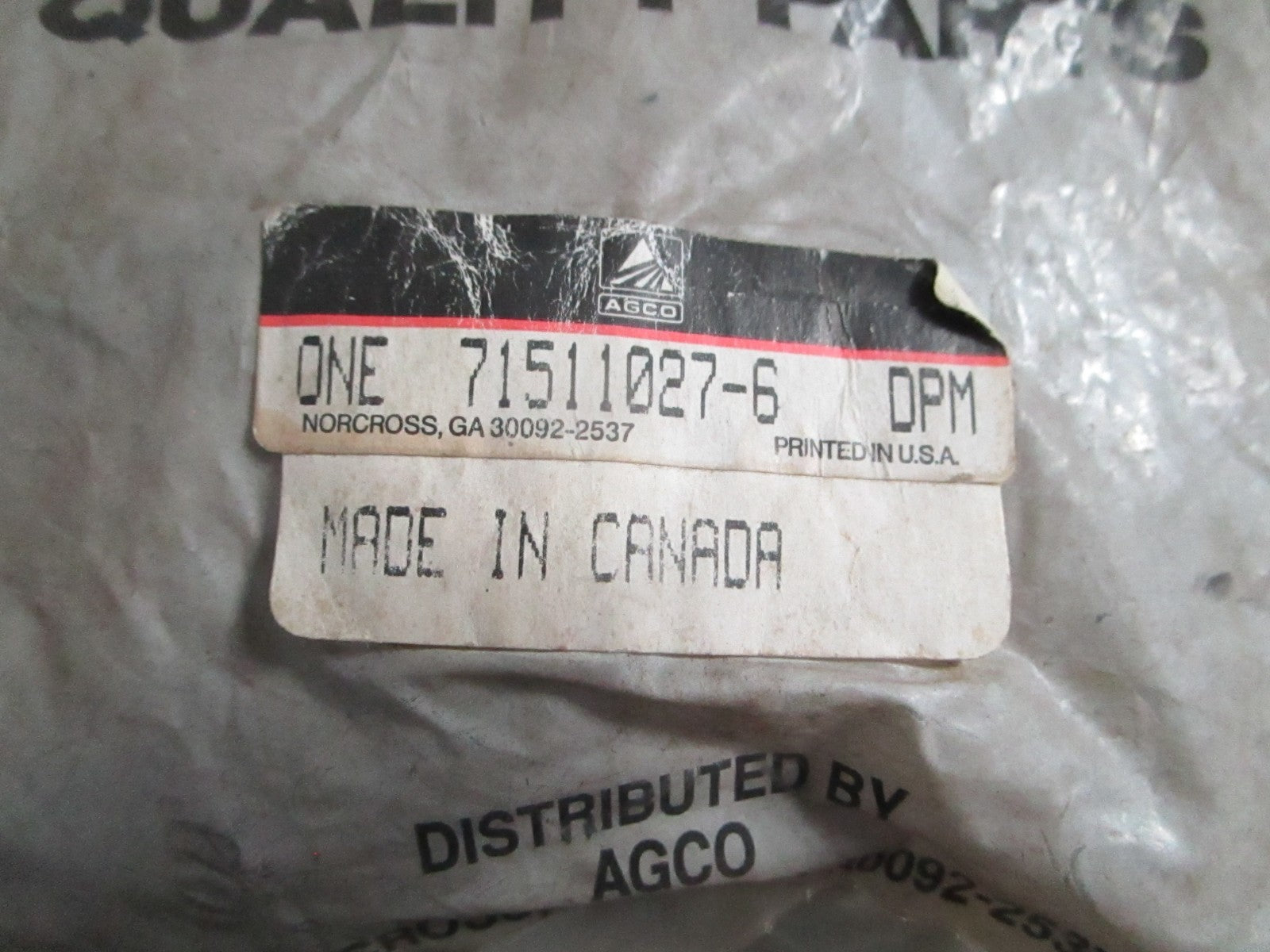NEW OEM 71511027 AGCO Seal Kit 0820