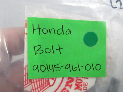 NEW OEM (LOT OF 2) 90145-961-010 Honda Bolt 0810