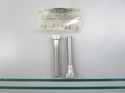 NEW OEM (LOT OF 2) 10-71958 Mercury Quicksilver Screw 0810
