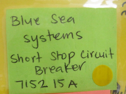 *NEW* 0810 Blue Sea Systems Short Stop Circuit Breaker 715215A