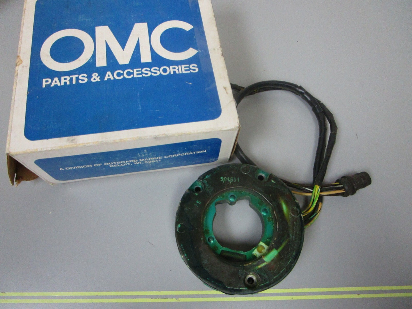 *NEW OEM* 0720 OMC Johnson Evinrude Stator Assembly 581651 0581651