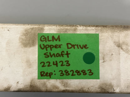 NEW 22423 GLM Marine Upper Drive Shaft Rep: 382883 OMC 0820
