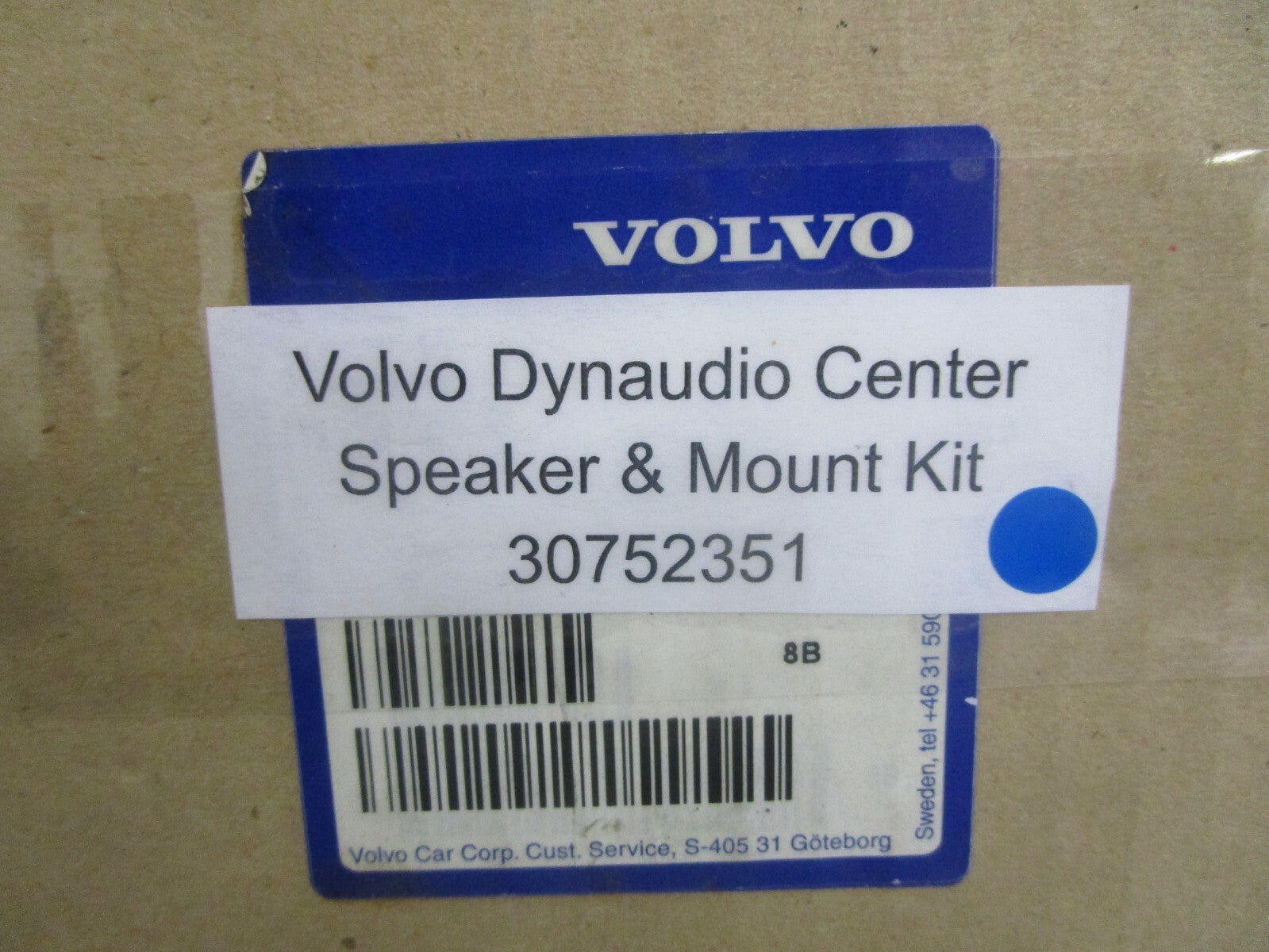 *NEW OEM* 0820 Volvo Penta Dynaudio Center Speaker & Mount Kit 30752351