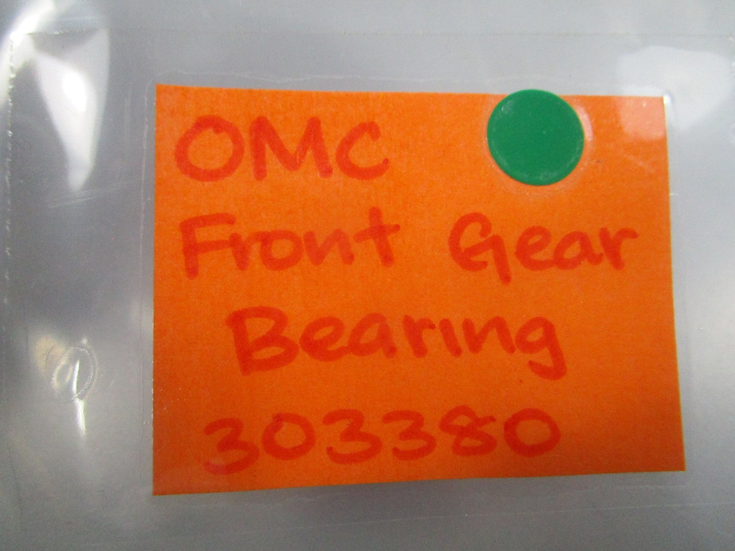 NEW OEM 303380 0303380 OMC Johnson Evinrude Front Gear Bearing 0810
