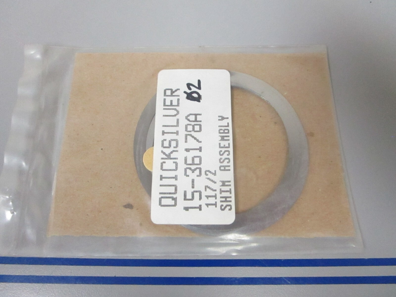 *NEW OEM* 0810 Mercury Quicksilver Shim Assembly 15-36178A02