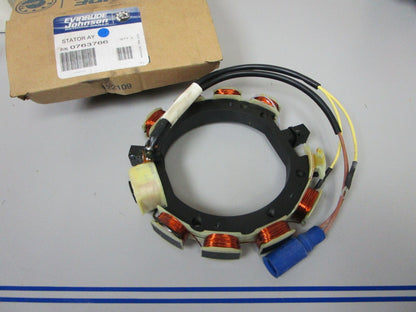 *NEW OEM* 0720 OMC Johnson Evinrude Stator 763766 0763766