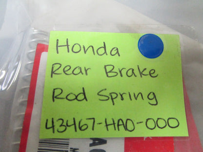 NEW OEM 43467-HA0-000 Honda Rear Brake Rod Spring 0720