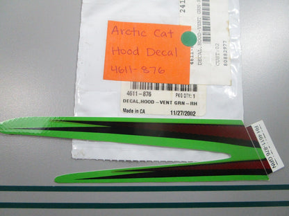 NEW OEM 4611-876  Arctic Cat Hood Decal 0810