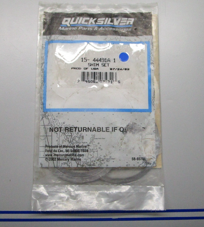 *NEW OEM* 0720 Mercury Quicksilver Shim Set 15-44491A1