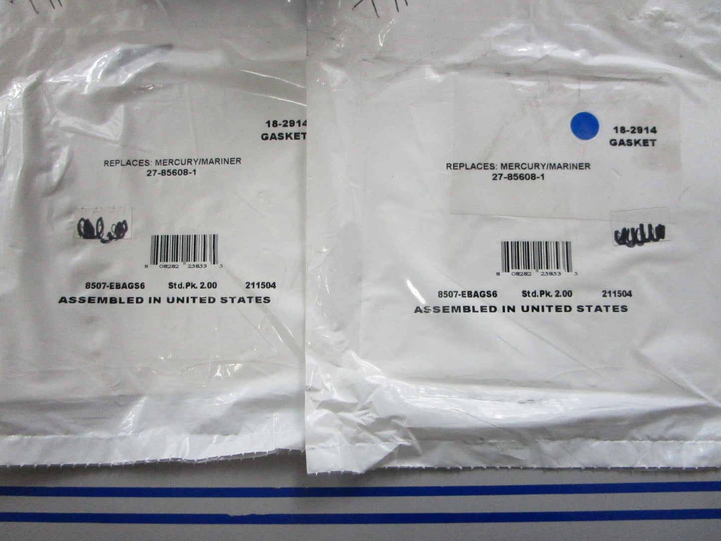 *NEW* (LOT OF 4) 0810 Sierra Gasket 18-2914 Replaces: Mercury 27-85608-1