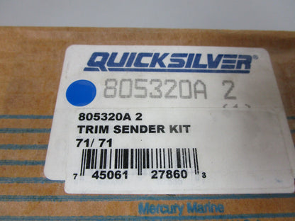 NEW OEM 805320A2 Mercury Quicksilver Trim Sender Kit 0720