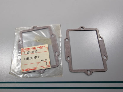 NEW OEM (LOT OF 2) 11009-1950 Kawasaki Reed Gasket 0810