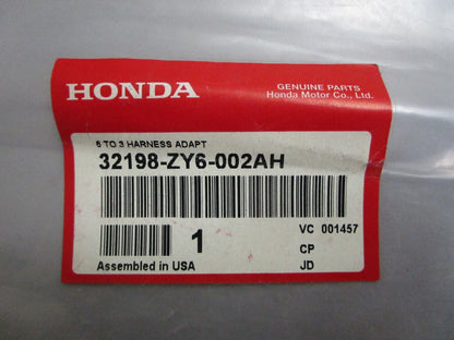 *NEW OEM* 0810 Honda 6 to 3 Harness Adapter 32198-ZY6-002AH