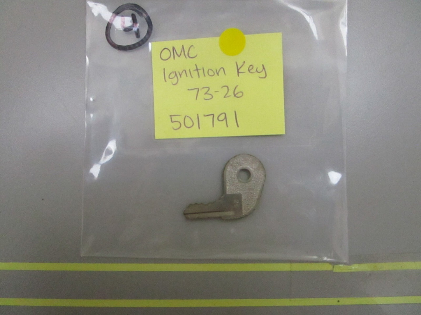 *NEW OEM* 0810 OMC Johnson Evinrude Ignition Key 73-26 501791 0501791