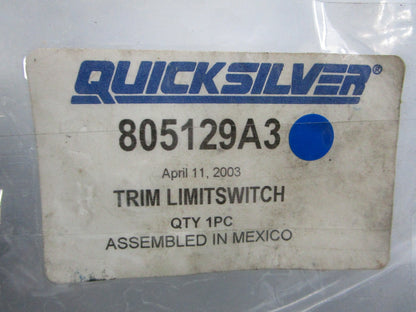 NEW OEM 805129A3 Mercury Quicksilver Trim Limit Switch 0810