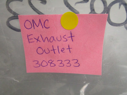 *NEW OEM* 0820 OMC Johnson Evinrude Exhaust Outlet 308333 0308333