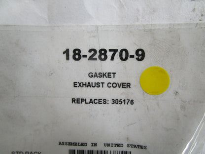 *NEW* (LOT OF 2) 0820 Sierra Gasket Exhaust Cover 18-2870-9 Replaces: 305176