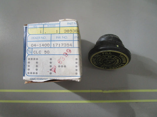 *NEW OEM* 0810 OMC Johnson Evinrude Oil Cap 3853842