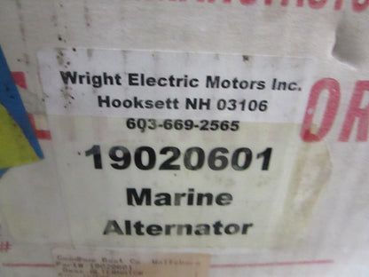 *NEW* 0720 Wright Electric 12V 70AMP Alternator 19020601 Replace: 862031 862031T
