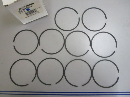 *NEW OEM* 0820 Mercury Quicksilver 10 Piston Ring Set 39-96170A12