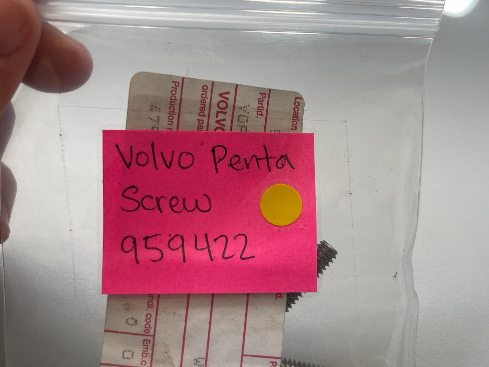 *NEW OEM* (LOT OF 6) 0810 Volvo Penta Screw 959422
