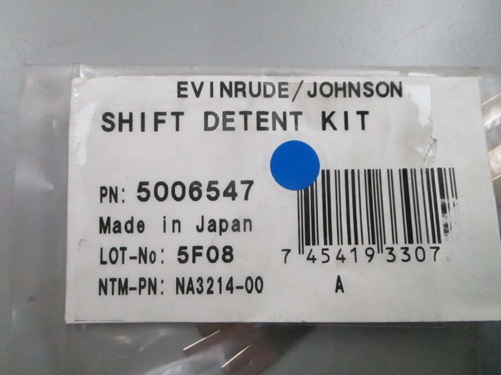 *NEW OEM* 0810 OMC Johnson Evinrude Shift Detent Kit 5006547