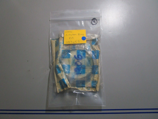 *NEW OEM* 0770 OMC Johnson Evinrude 3 Piston Ring Kit 383653 0383653