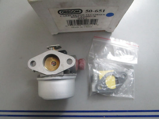 *NEW* 0820 Oregon Carburetor Assy 50-651 Replaces: Tecumseh 640017B