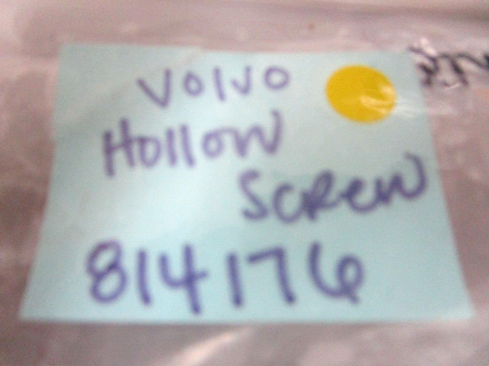 *NEW OEM* 0750 Volvo Penta HOLLOW SCREW 814176