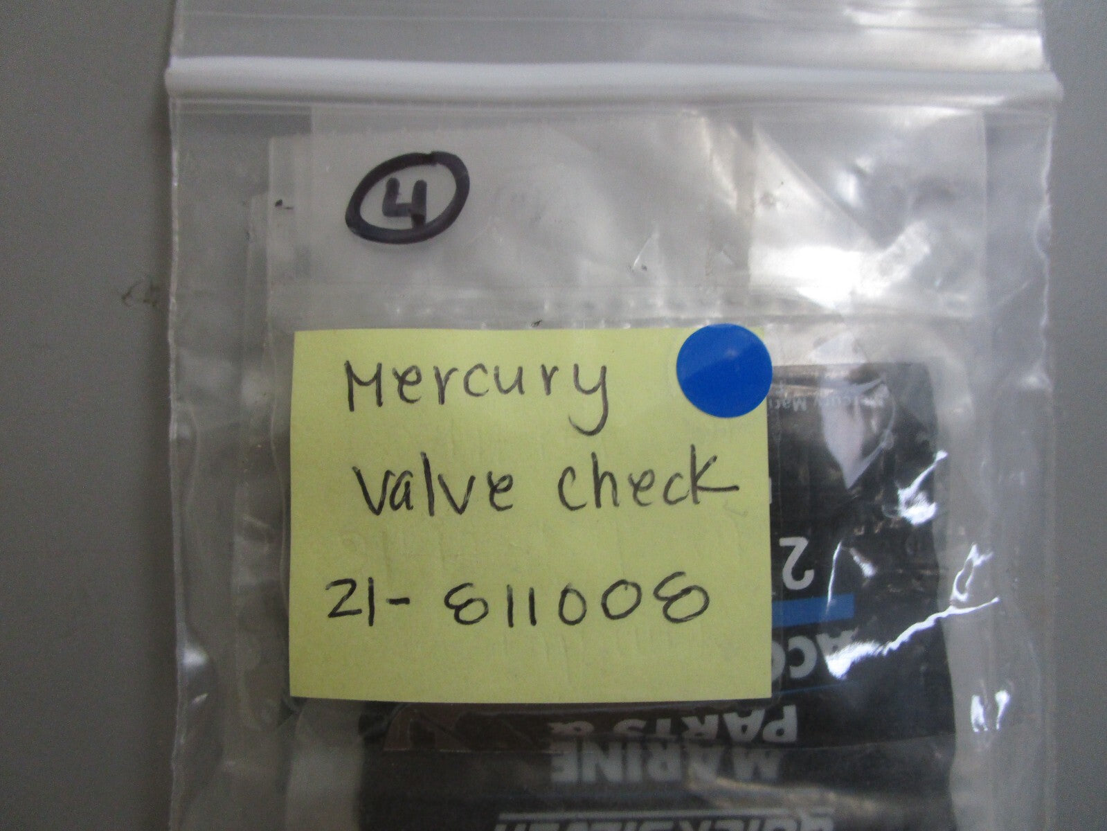 *NEW OEM* 0810 Mercury Quicksilver Valve Check 21-811008