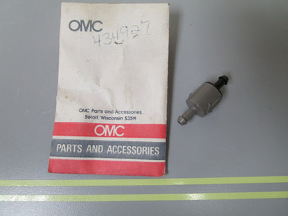*NEW OEM* 0810 OMC Johnson Evinrude Check Valve 434927 0434927