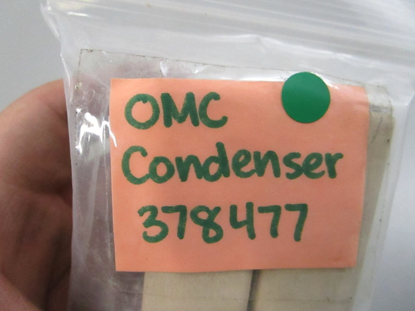 NEW OEM (LOT OF 2) 378477 0378477 OMC Johnson Evinrude Condenser 0810