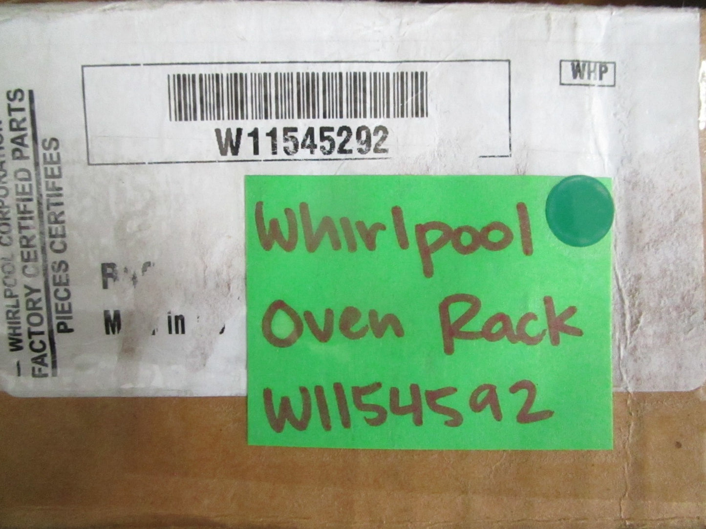 Whirlpool NEW OEM Sliding Oven Rack W11545292 NOS Part 0820