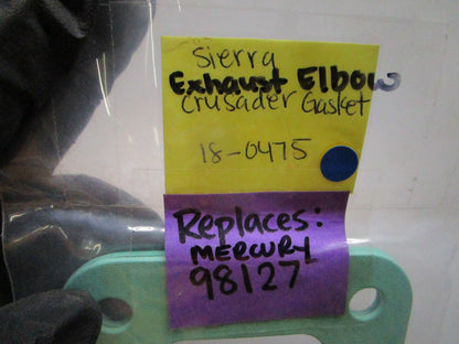 *NEW* (LOT OF 2) 0810 Sierra Exhaust Elbow Gasket 18-0475 Rep: Mercury 98127