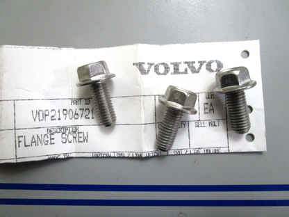*NEW OEM* (LOT OF 3) 0720 Volvo Penta Flange Lock Screw 21906721