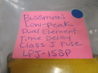 NEW OEM LPJ-15SP Bussman Low-Peak Dual Element Time Delay Fuse (LOT OF 4) 0720