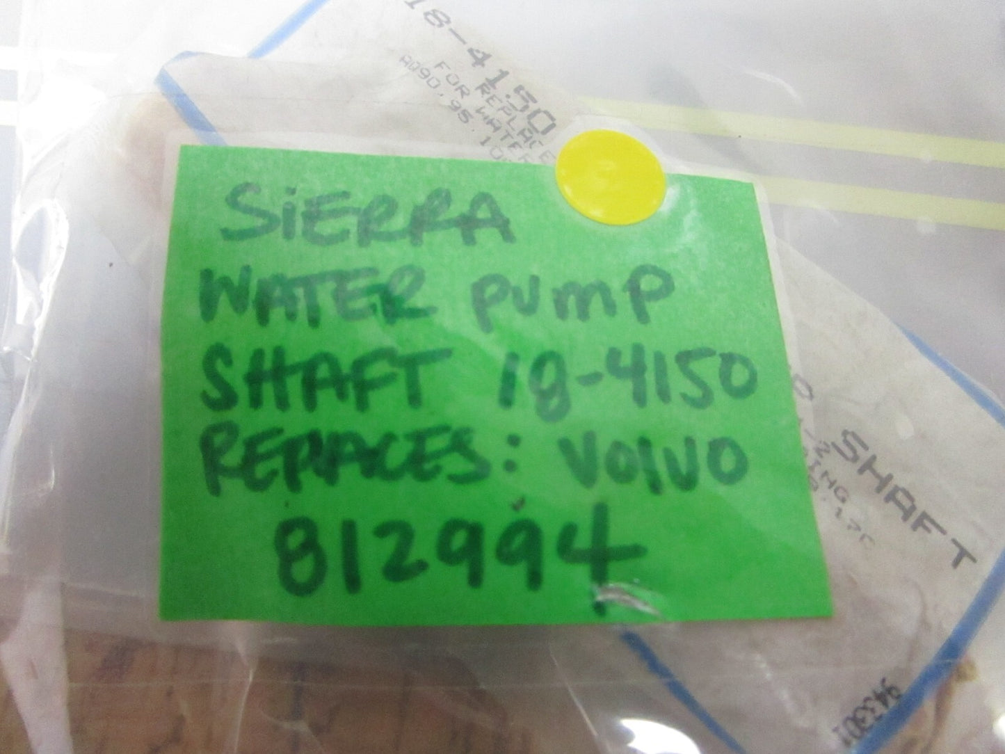*NEW* 0720 Sierra Water Pump Shaft 18-4150 Replaces: Volvo 812994