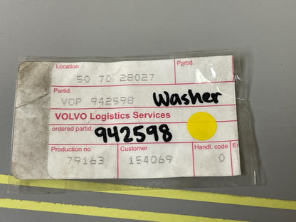 *NEW OEM* (LOT OF 2) 0810 Volvo Penta Washer 942598