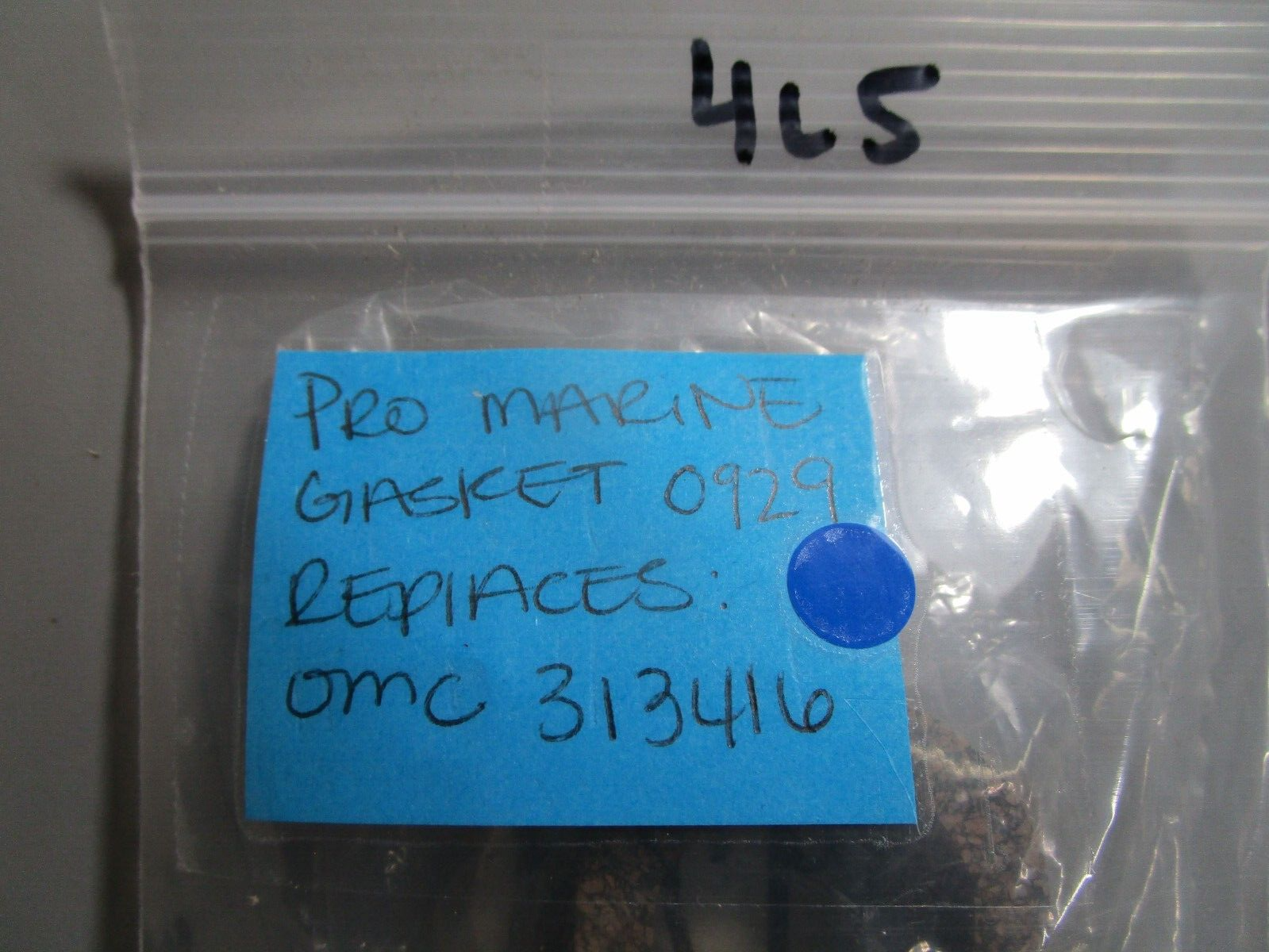*NEW* (LOT OF 5) 0770 Pro Marine Gasket 0929 Replaces: OMC 313416