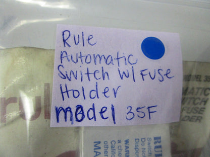 NEW OEM Rule Model 35F Automatic Switch & Fuse Holder Assembly Rule-A-Matic 0720
