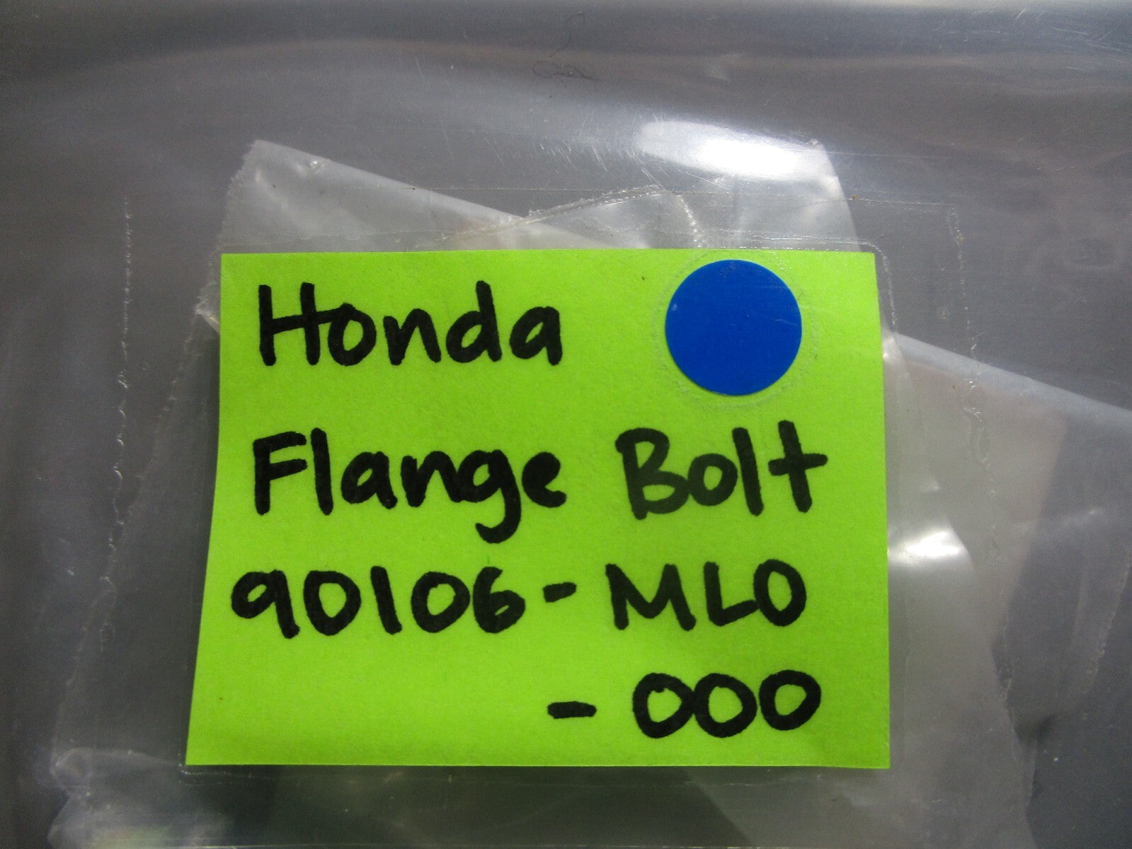 *NEW OEM* 0810 Honda Flange Bolt 90106-ML0-000
